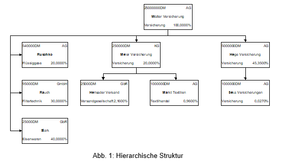 Abb. 1: Hierarchische Struktur